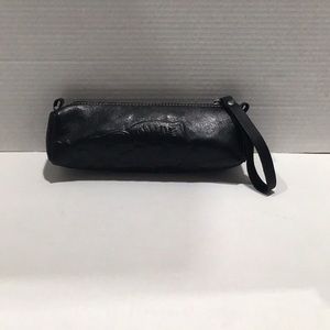 Patricia Nash cosmetic Wristlet Engraved leather